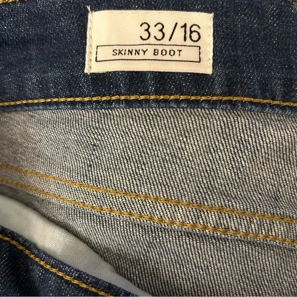 GAP 1969 Denim Jeans Skinny Bootcut Size 33/16 - Picture 4 of 6